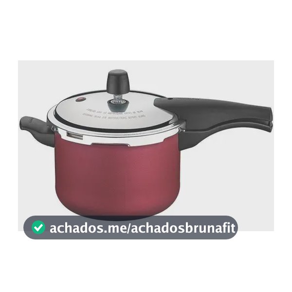 Panela De Pressão Tramontina Vancouver 4,5 Lts Antiaderente Cor Vermelho