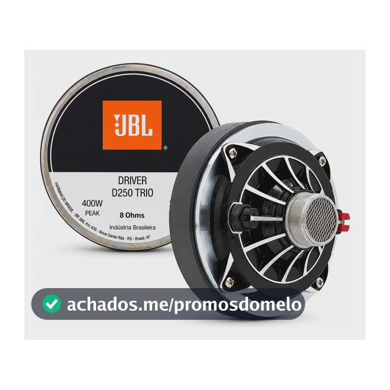 D250 Trio Driver Fenólico Jbl Selenium 200w Rms 8 Ohms