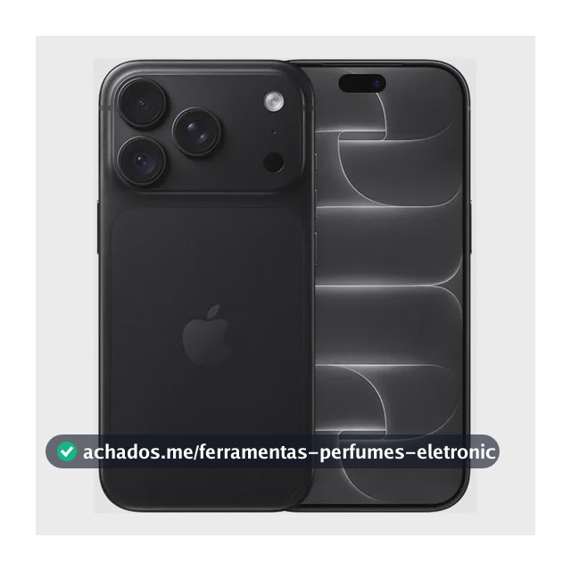 iPhone 18 Pro de 512 GB — Preto - Distribuidor Autorizado