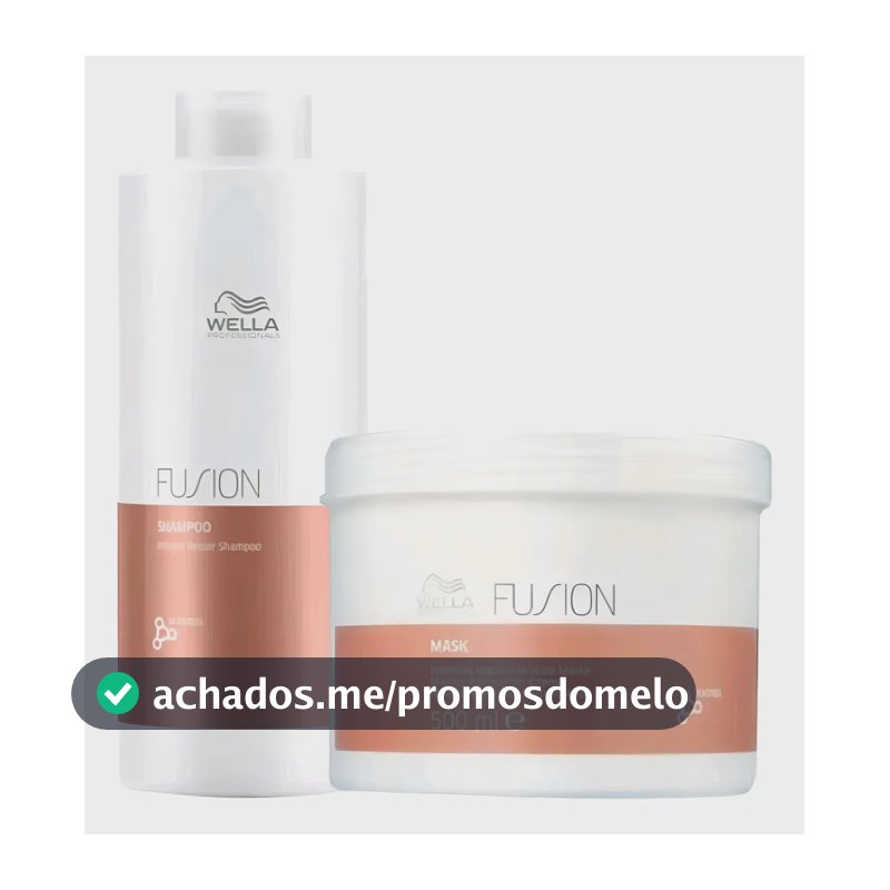 Wella Professionals Fusion Shampo 1 L Máscara 500ml Original