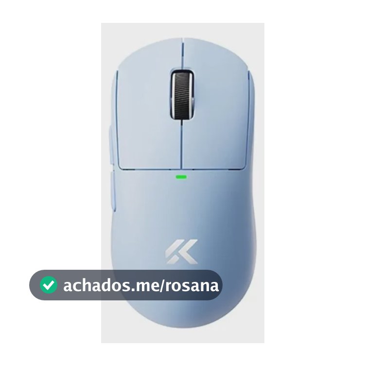 Mouse Gamer Mchose A5 V3 Ultra Sem Fio Paw3395 26k Dpi Azul-celeste