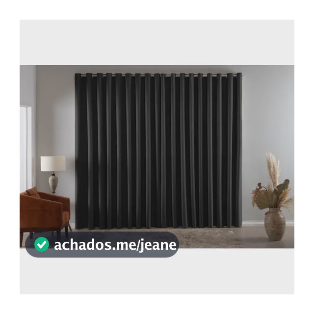 Cortina Blackout Em Tecido 6,00x2,80 Corta Luz Avelã