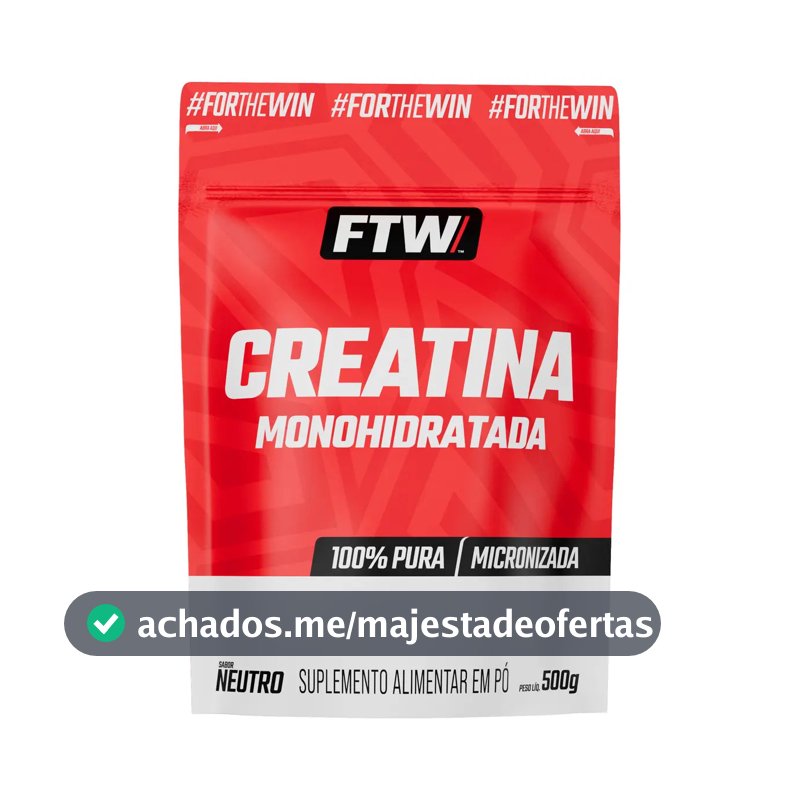 Creatina FTW em pó Sem sabor x 500g