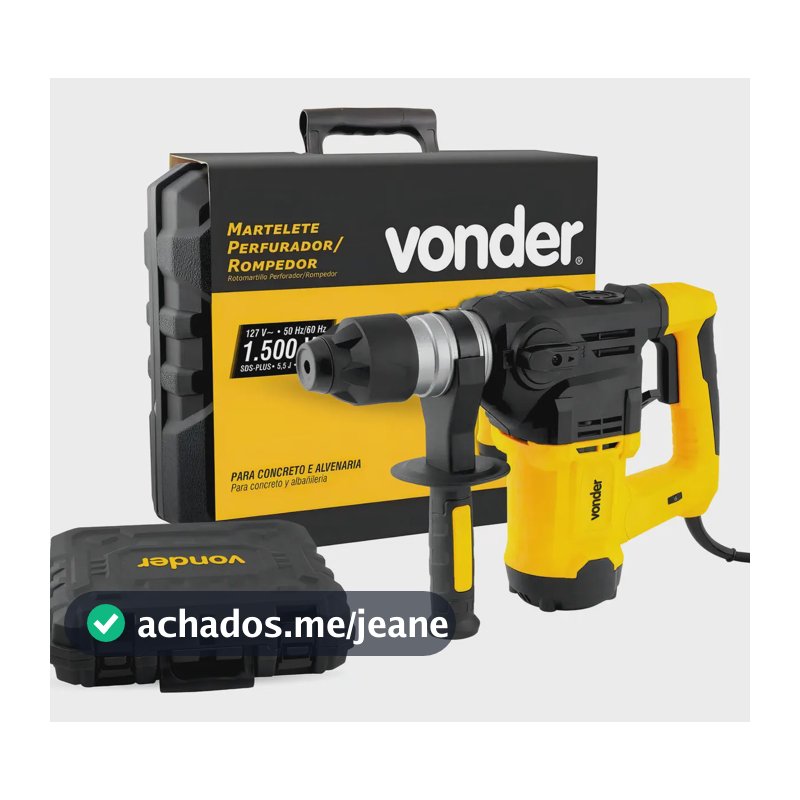 Martelete Perfurador/rompedor Mpv 1500 Vonder