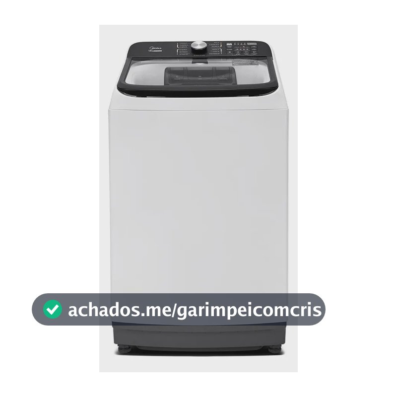 Lavadora Midea Wave Agitator 15kg 127v Branco