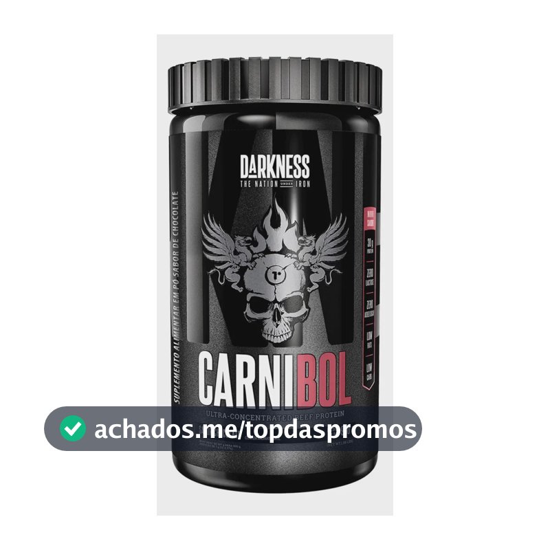 Proteína Darkness Carnibol Beef em pó sabor Chocolate x 900g