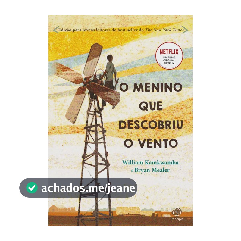 O menino que descobriu o vento - Kamkwamba, William - Ciranda Cultural - Capa Mole