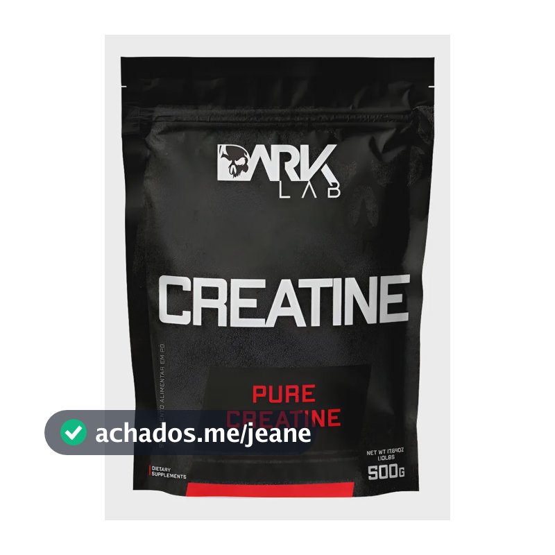 Creatina Pura 500g  Dark Lab Sabor Without Flavor Sem Sabor