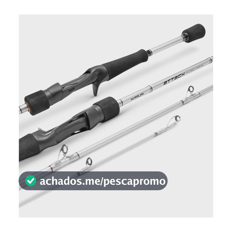 Vara Maruri Attack Silver 7-14lb C581ml 1,73m Carretilha
