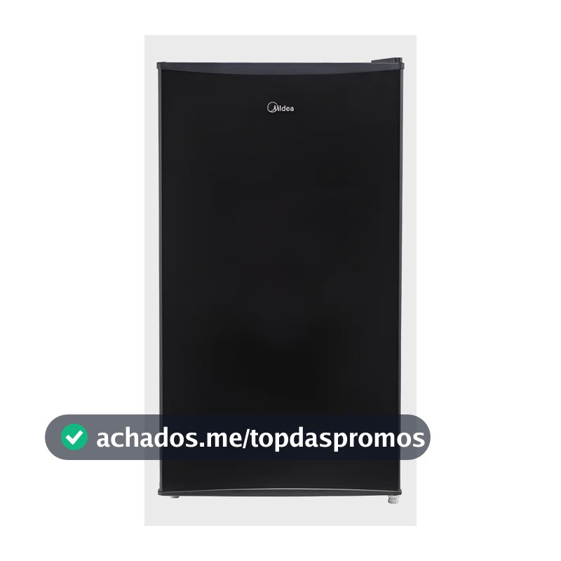 Frigobar 93 Litros Black Edition Inverter Bivolt Midea Preto 110v/220v