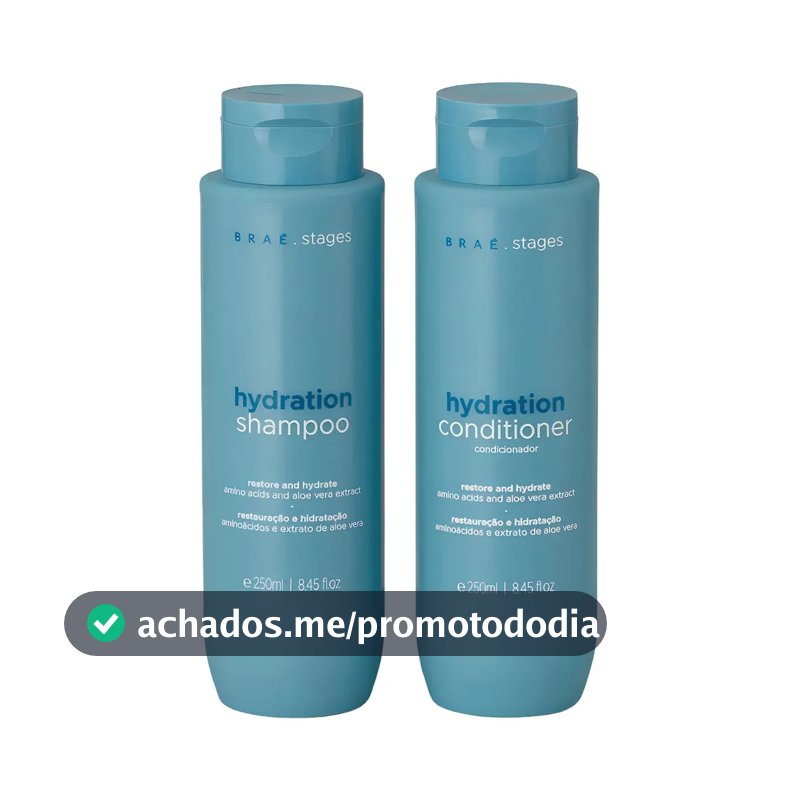 Kit Hidratação Braé Stages Shampoo + Condicionador Hydration