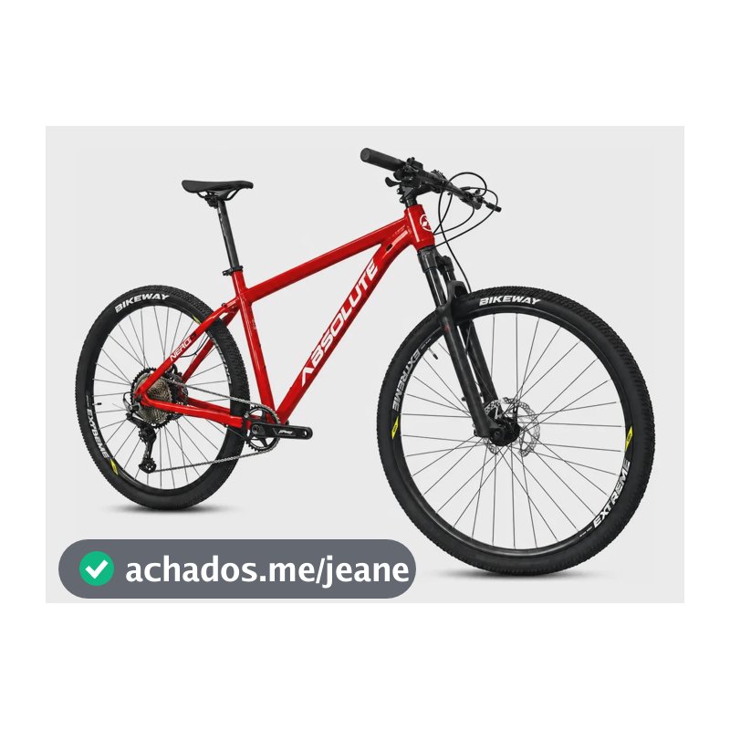 Bicicleta Absolute Nero 6 Elite Shimano Suspensão Prime Ar Vermelho/branco 21