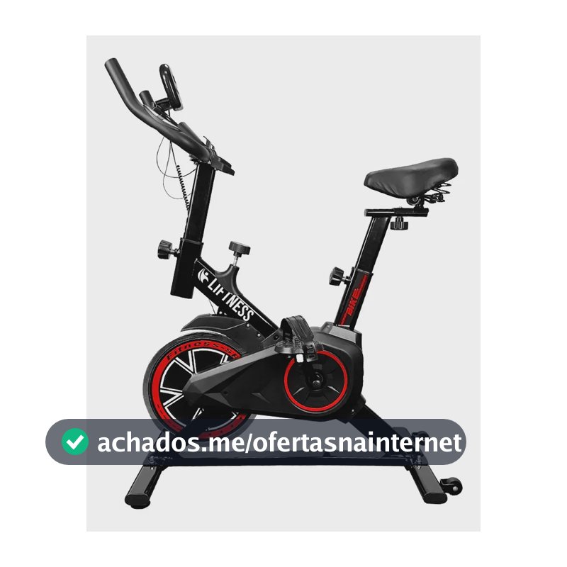 Liftness Bicicleta Ergométrica Spinning Profissional 120kg Silenciosa