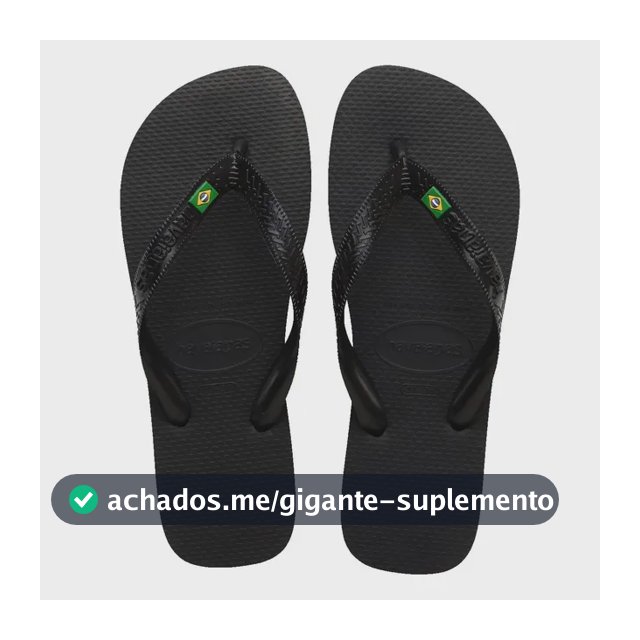 Chinelo Havaianas Brasil Bandeira Bandeirinha Original Cores