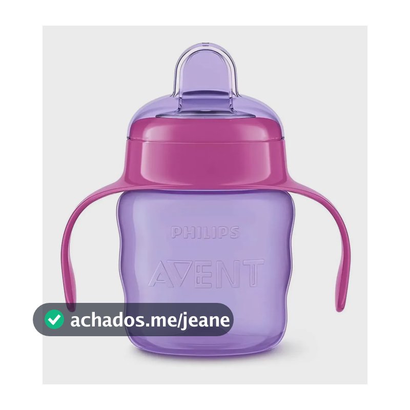 Copo De Transição Para Bebê 200ml - Philips Avent Cor Rosa