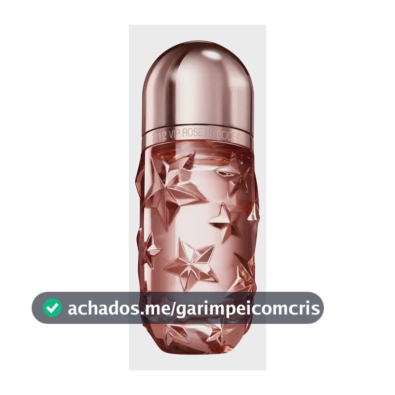 Perfume Feminino 212 VIP Rosé NY Rodeo Carolina Herrera Eau de Parfum 80ml - Floral Frutado - Edição Limitada