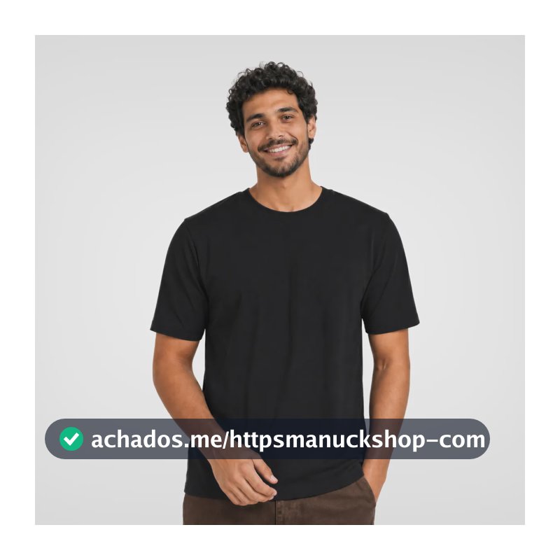 Camiseta Lisa Básica 100% Algodão Fio 30.1 Unissex