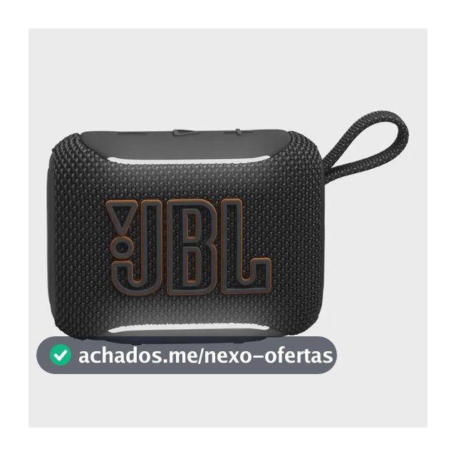 Caixa Som Jbl Go 5 Bluetooth Portátil Prova Dágua Preto