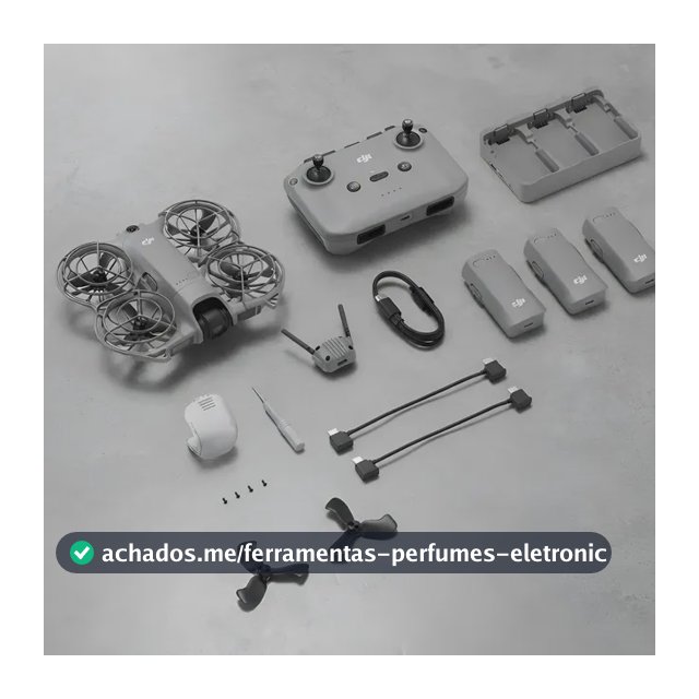 Drone Dji Neo 2 Fly More Combo (com Controle) Cinza