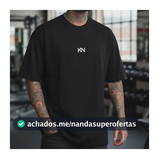 Camiseta Masculina Oversized Básica Academia Street Koenig