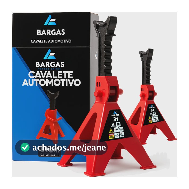 Cavalete Automotivo Apoio Para Carro 3 Toneladas Reforçado