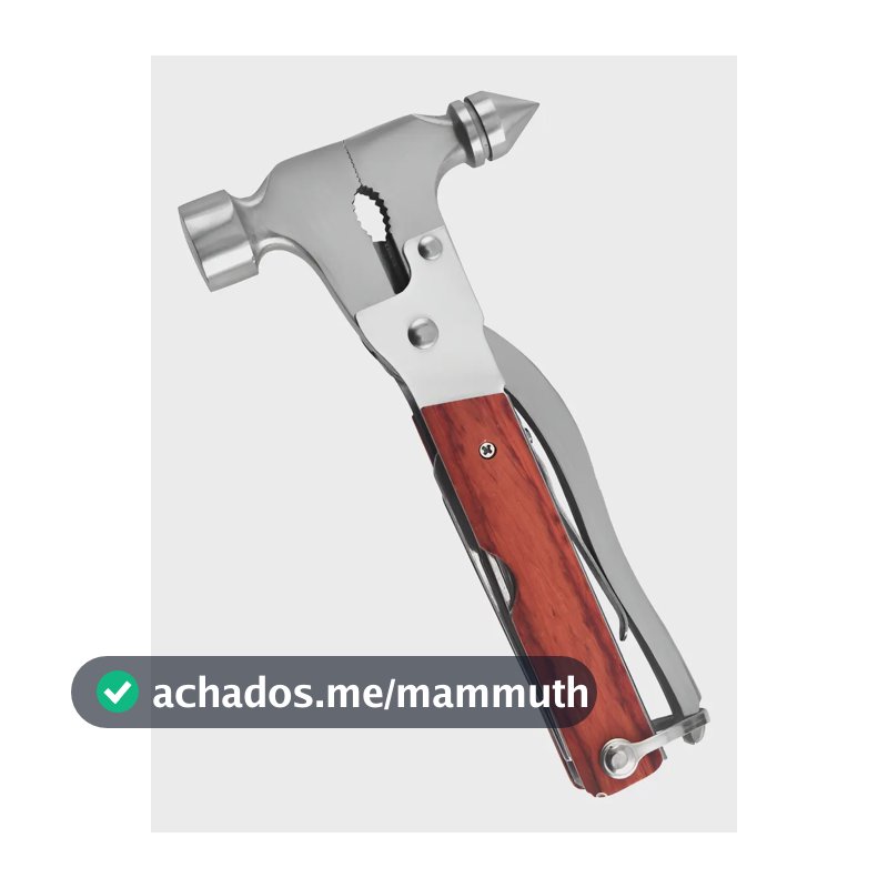 Multi Ferramenta Acampamento 16 Em 1 Aço Inoxidável Prata-marron