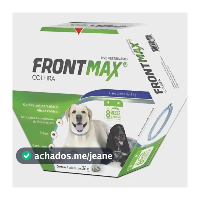 Coleira Frontmax  Para Cães Acima De 4kg