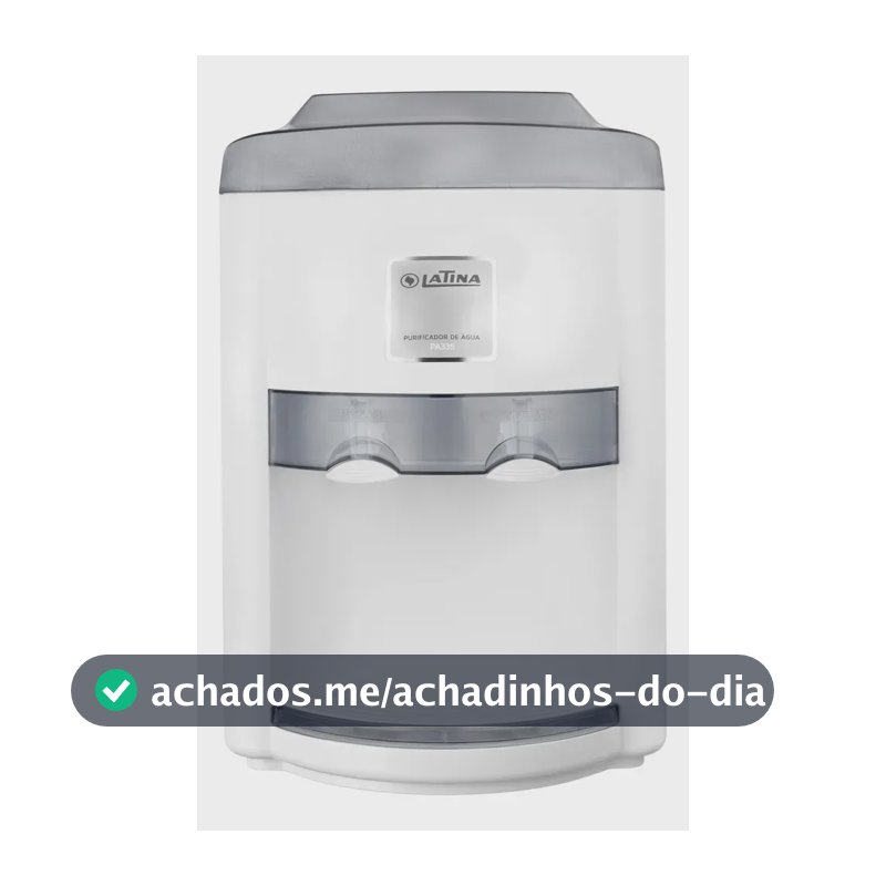 Purificador de Água Latina Pa335 Eletrônico Refrigerado Branco Bivolt