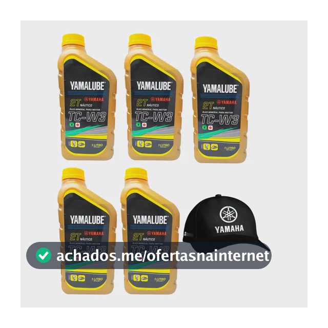 Óleo Náutico Tcw3 2t Yamalube Kit 5l Grátis Boné Yamaha