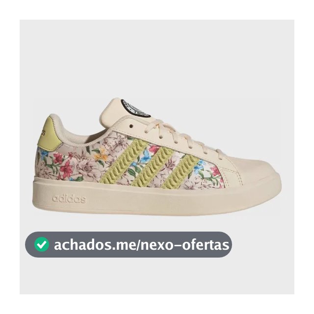 Tênis adidas Feminino Ki2750 Bege Liso 37 Br