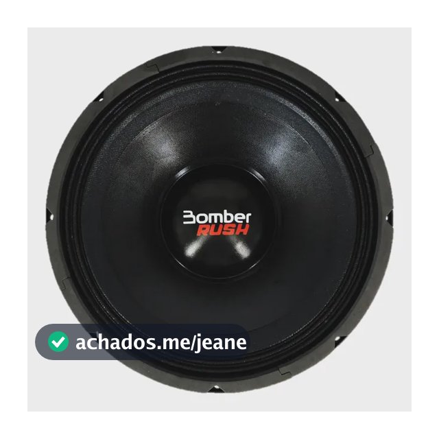 Alto Falante Woofer Bomber Rush 2.0k 12pol 1000 Watts 8 Ohms Preto