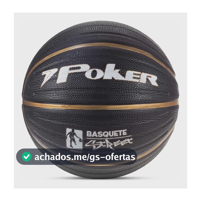 Bola De Basquete Poker Street N°7 Pt/dou