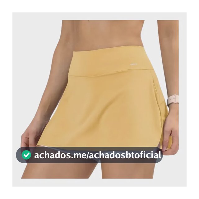 Short Saia Academia Beach Tennis Zero Transparência Selene