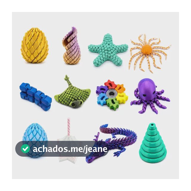 Brinquedo Sensorial Antiestresse 6 Peças Sortidas Kit 3d Sortidos