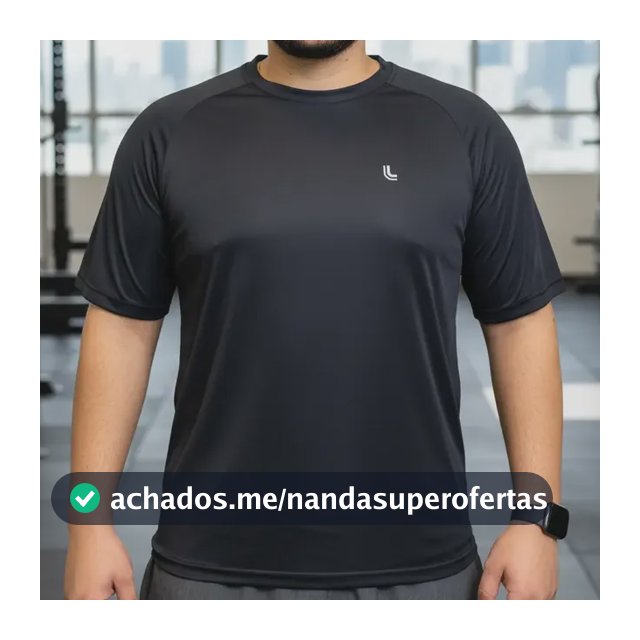 Camiseta Masculina Fitness Lupo Sport Anti Odor Academia Fit