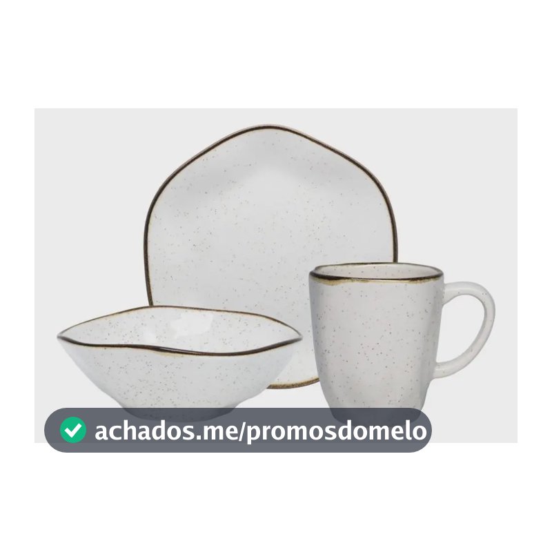 Jogo Lanche 3 Peças Oxford Ryo Maresia