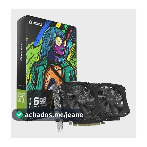 Placa De Vídeo Pcyes Gtx 1660 Super 6gb Gddr6 Dual Fan