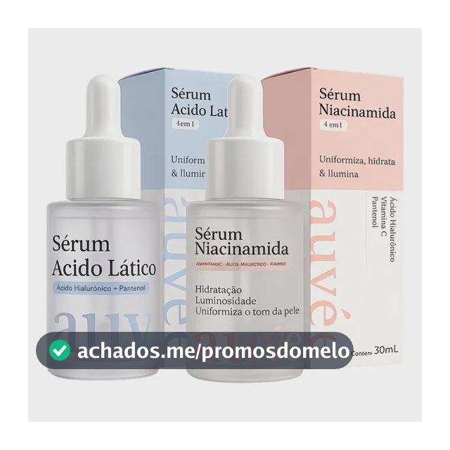 Kit Sérum Dia Noite Renova Hidrata A Pele Skin Care Auvée