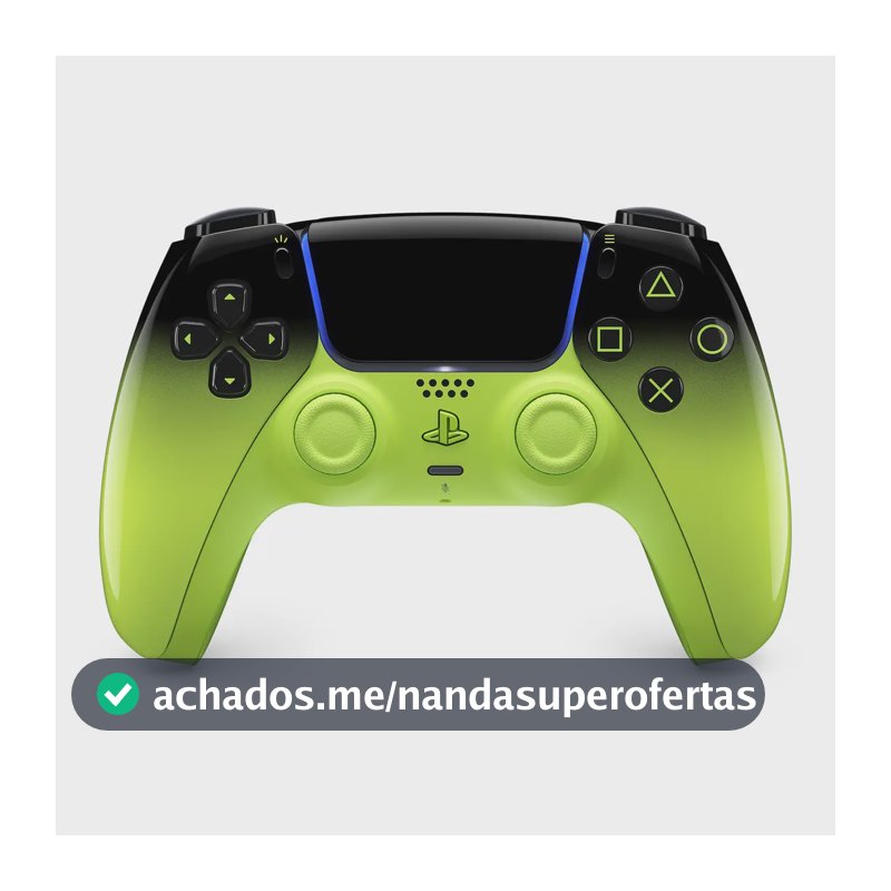 Controle sem fio PlayStation DualSense – Remix Green