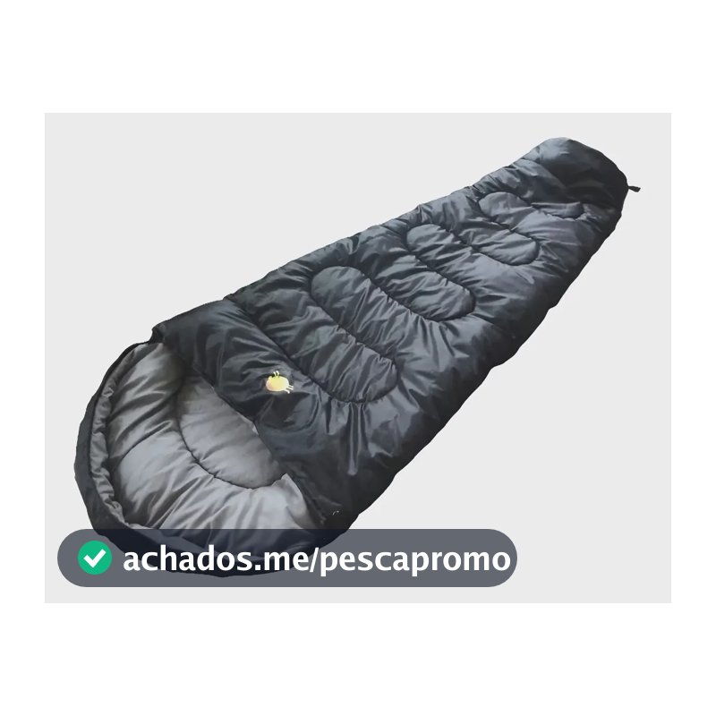 Saco de dormir Guepardo Térmico Camping Ultralight cor preto