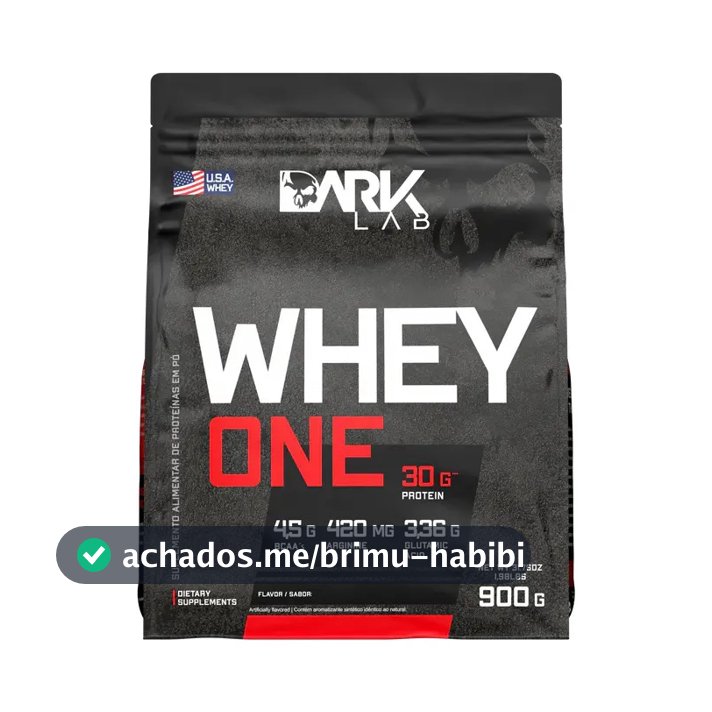 Whey One Protein Proteína Sachê Refil 900g - Dark Lab Sabor Morango