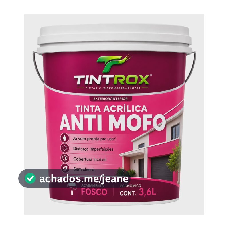 Tinta Acrílica Fosca Econômica 3,6l Excelente Rendimento Terracota Fosco
