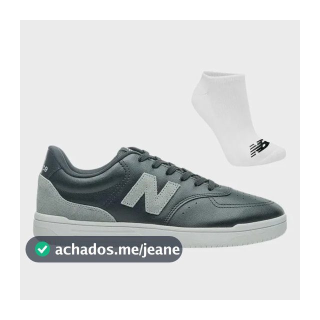 Kit Tênis New Balance Bb80 E Meia