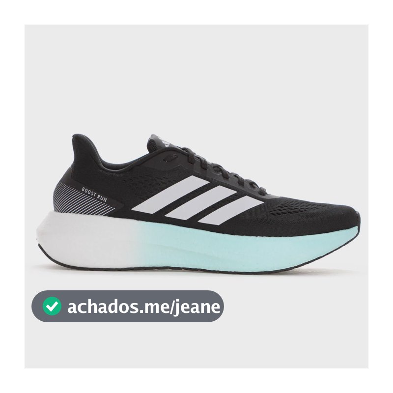 Tênis adidas Boost Run Corrida Treino Amortecimento Boost Preto 38 Br