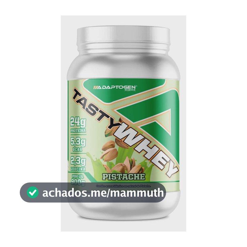 Adaptogen Science Tasty Whey Proteína Pistache 900g Pistache