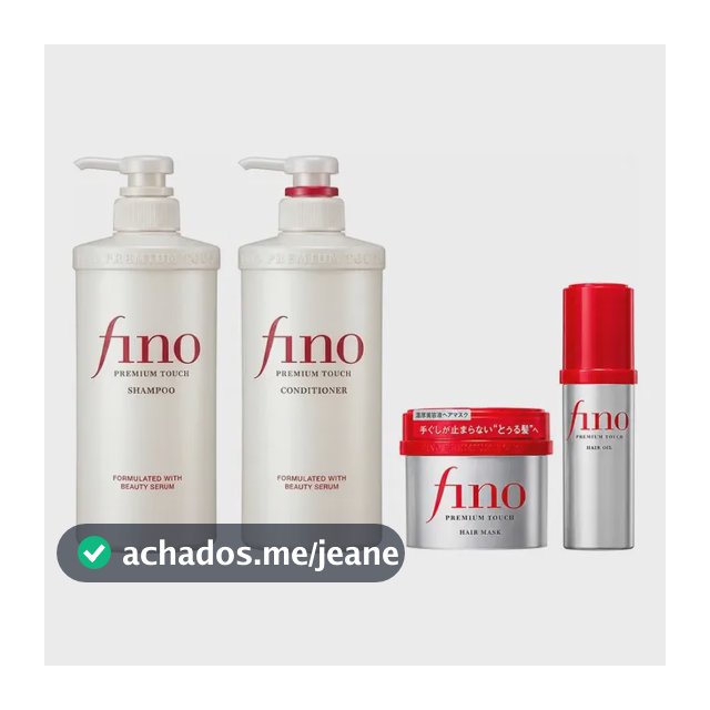 Kit Fino Premium Touch Tratamento Completo Da Linha - Fino