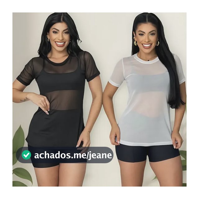 Camiseta Tule Feminina Lays Cavalcante Fitness - Treino