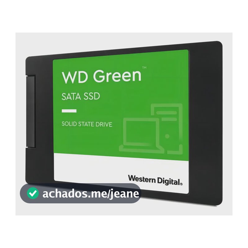 Disco sólido interno Western Digital WD Green WDS100T3G0A 1TB verde