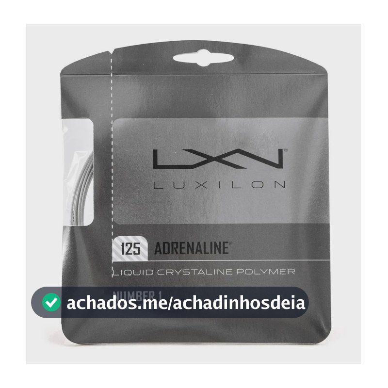 Corda Para Raquete Wilson Luxilon Adrenaline 16l 1.25mm Cart