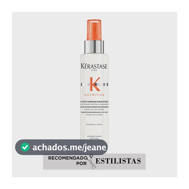 Protetor Térmico Kérastase Nutritive Lotion Thermique Sublimatrice, Desembaraçante 150ml
